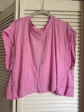 FP Movement by Free People Pink Boxy Crop Top